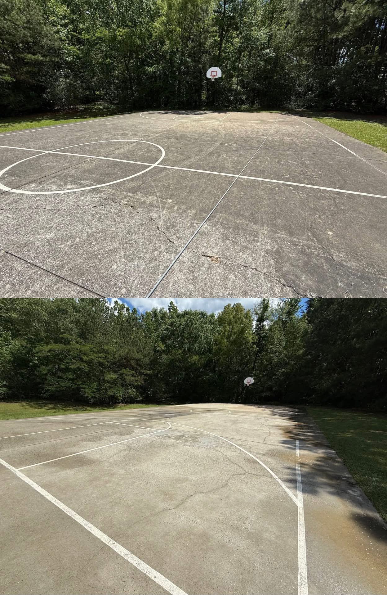 Outdoor Court Cleaning